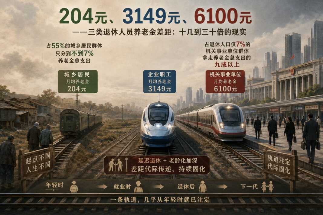 阶级化的保障:中国养老金多轨制与社会分层再生产研究
